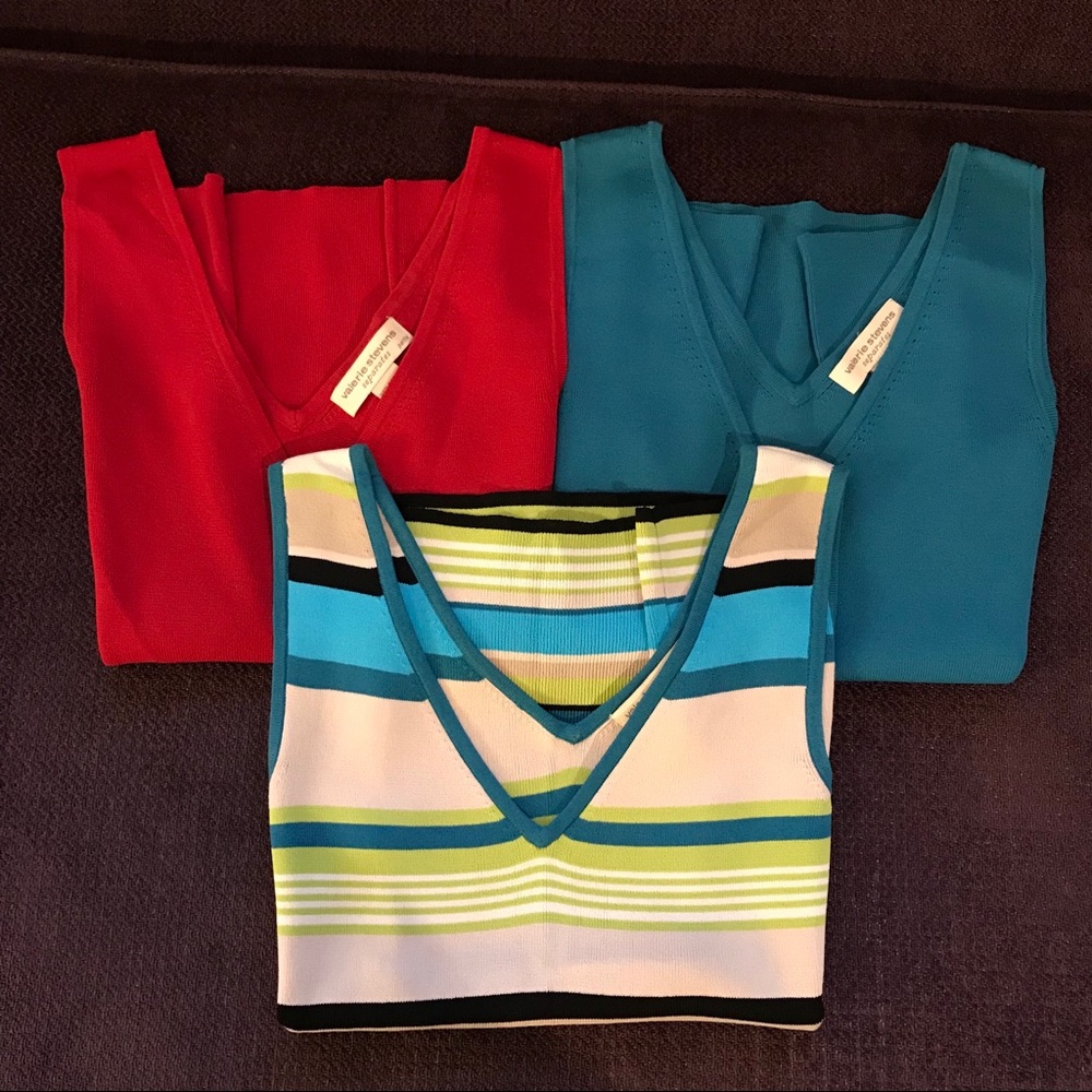 Bundled 3 Tanks by Valerie Stevens